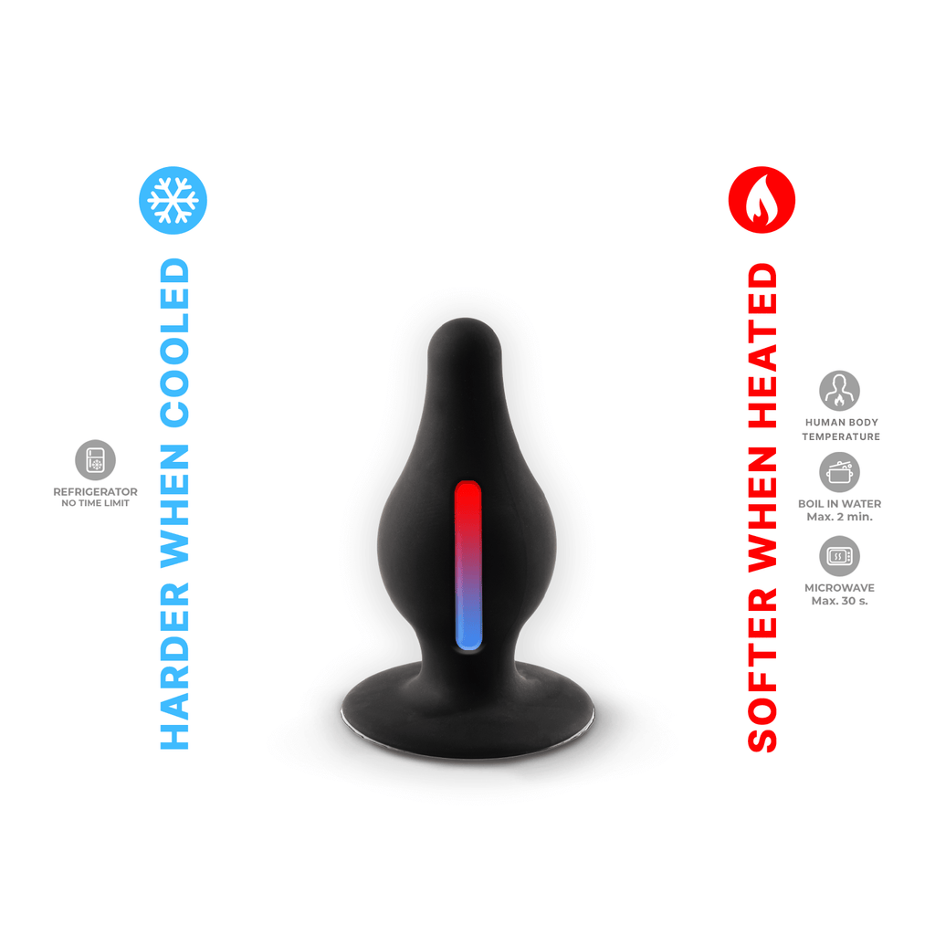 Silexd - Premium Silicone Plug Taglia M - Nero