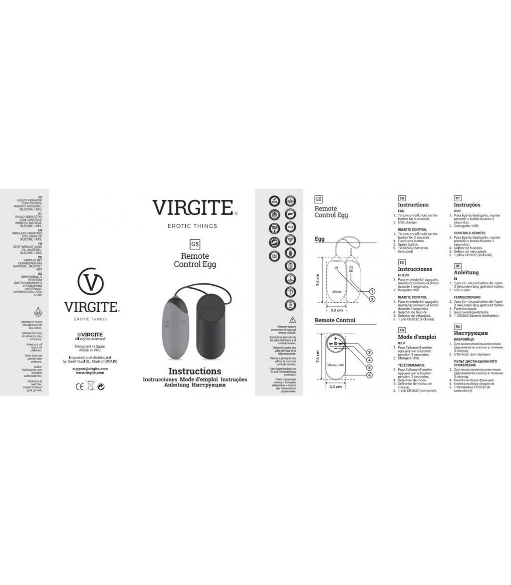 UOVO VIBRANTE G5 RICARICABILE EDIZIONE NERA