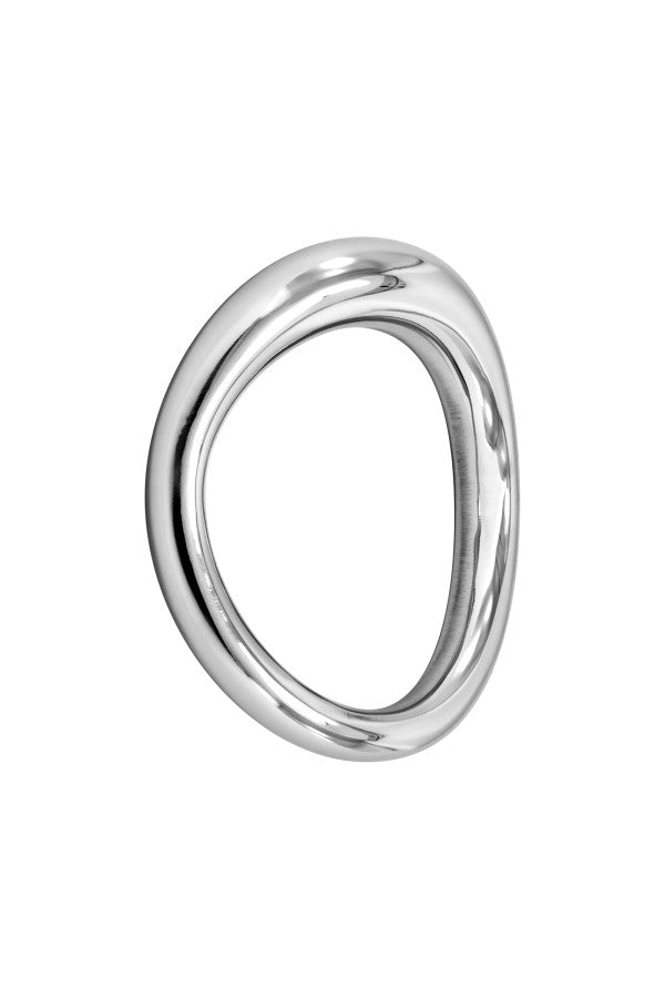 Locked - Cockring in Metallo Forma Ergonimica 5,10 cm - Yoke