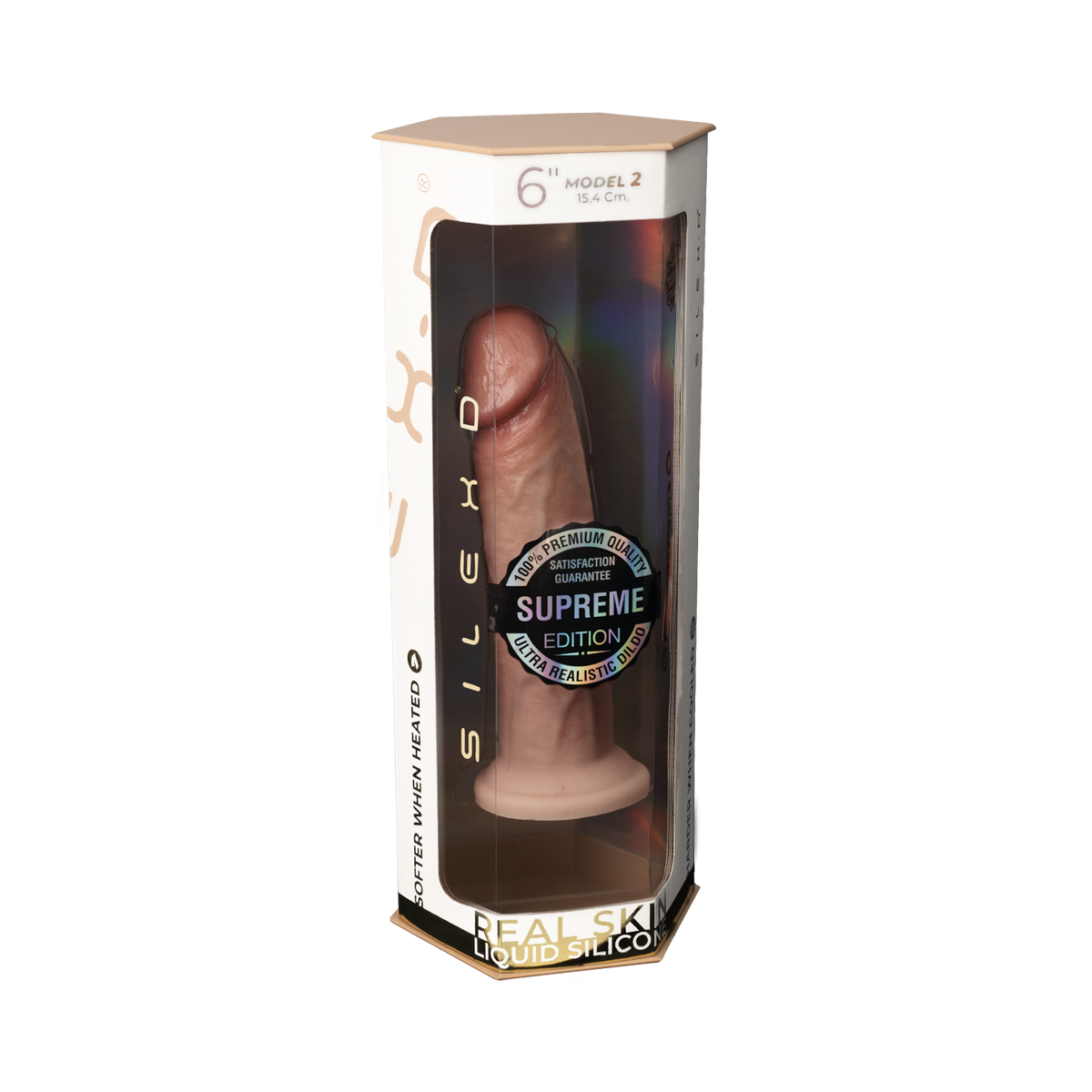 SilexD - Dildo Premium Real Skin Model 2 - 6"