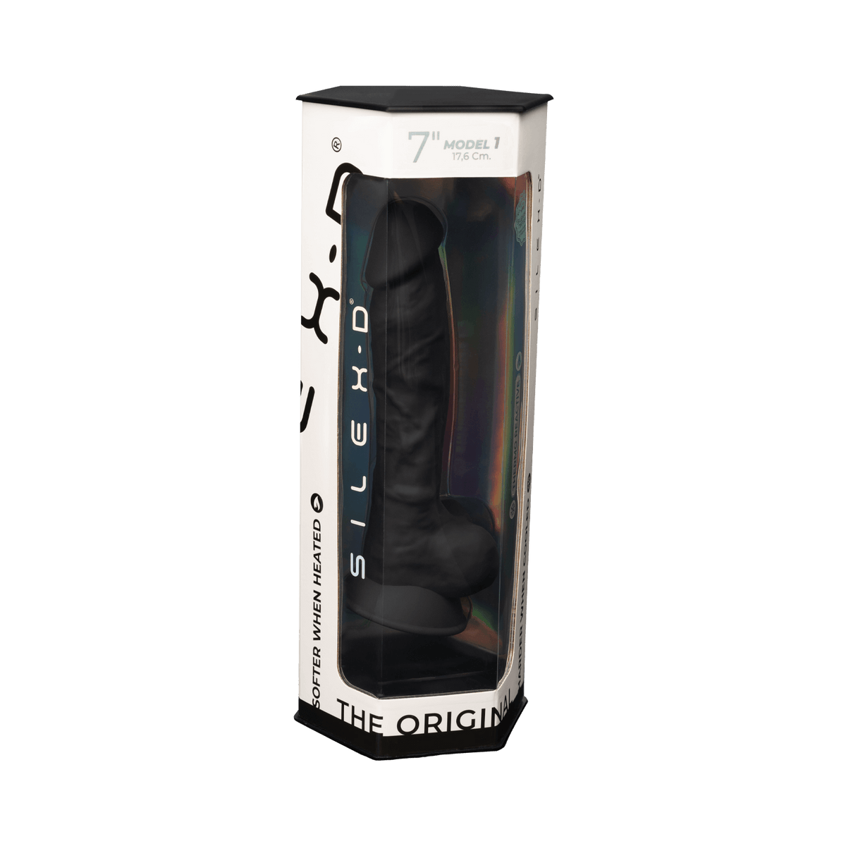 Silexd - Dildo Premium Silicone Mod.1 7'' - Nero