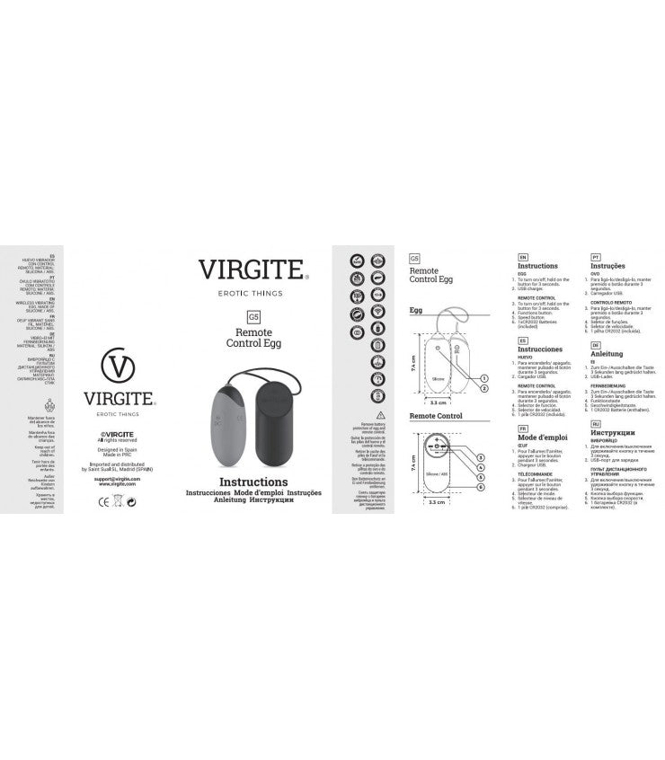 UOVO VIBRANTE BLU RICARICABILE G5