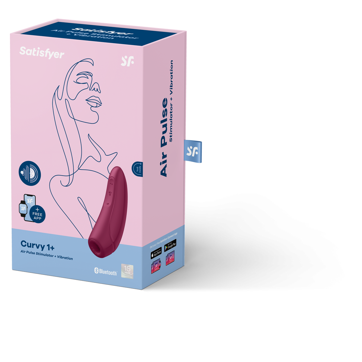 Satisfyer - Curvy 1 + Bordeaux