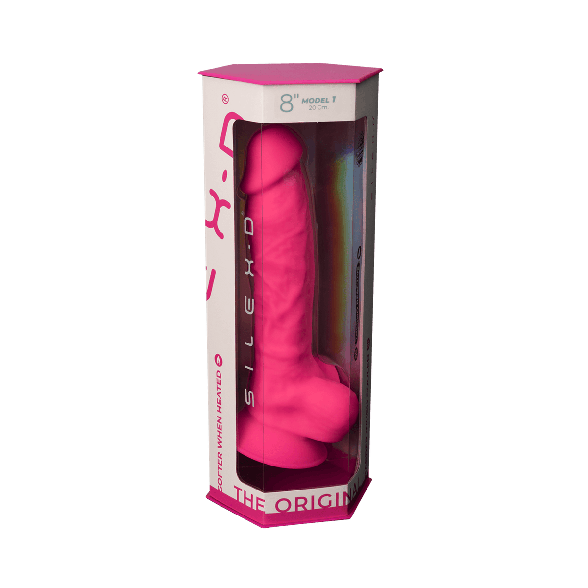 Silexd - Dildo Premium Silicone Mod.1 8'' - Rosa