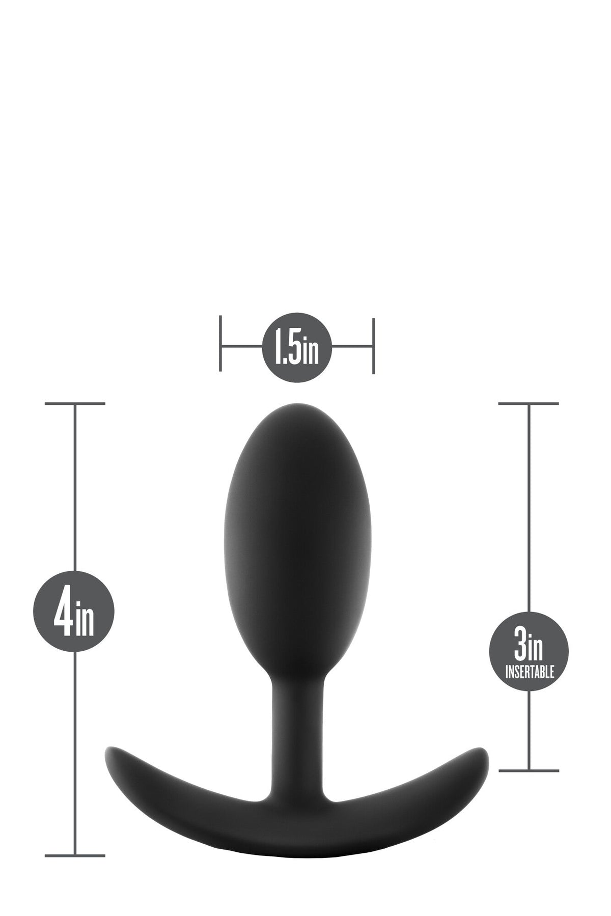 AVVENTURE ANALI PLATINUM VIBRA SLIM PLUG - MEDIO