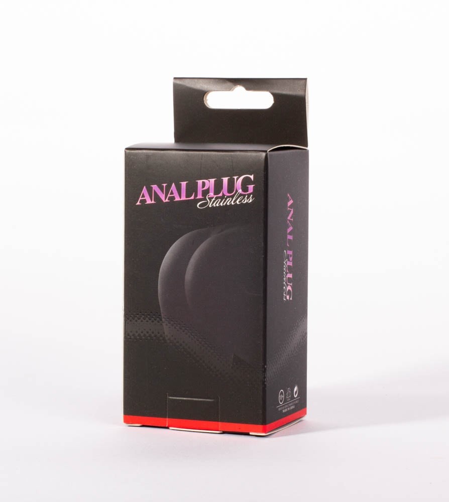 Plug anale in acciaio inossidabile L