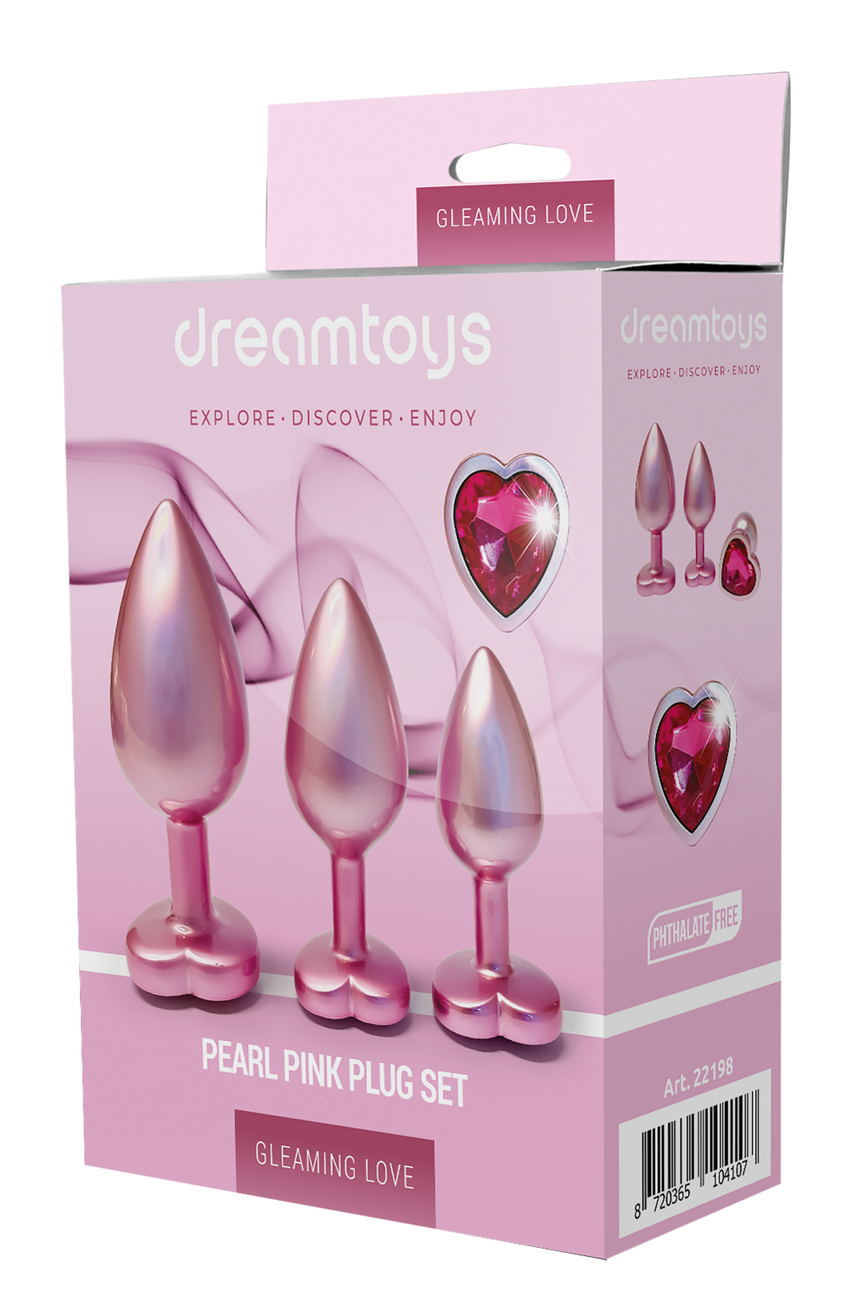SET DI SPILLE ROSA GLEAMING LOVE PEARL