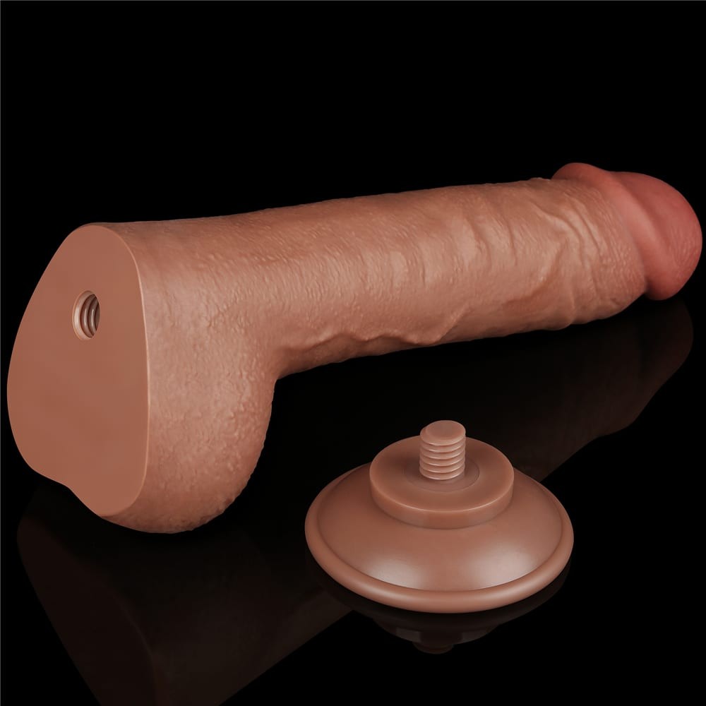 9.5'' Sliding Skin Dual Layer Dong Brown_B15O50_3
