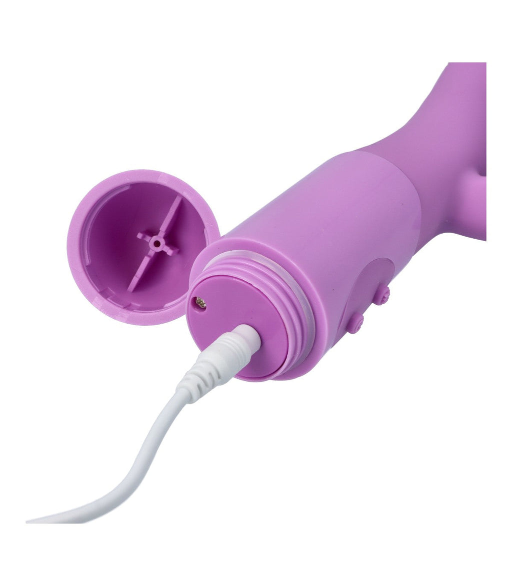 Nº 74 VIBRATORE PUNTO G CON STIMOLATORE VIOLA