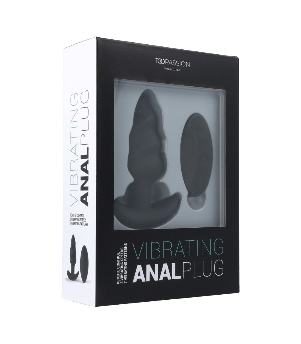 Plug anale vibrante e vorticoso di TOOPASSION