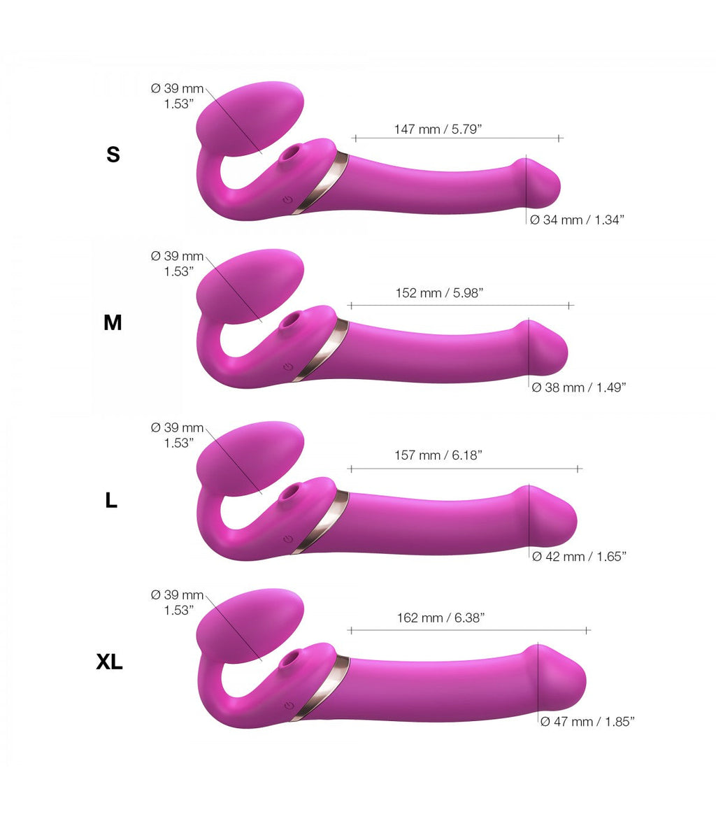 IMBRACATURA REGOLABILE MULTI ORGASMO L FUCSIA