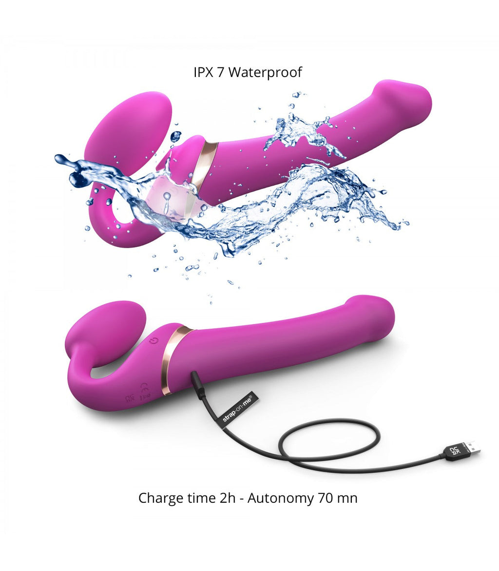 IMBRACATURA REGOLABILE MULTI ORGASMO XL FUCSIA