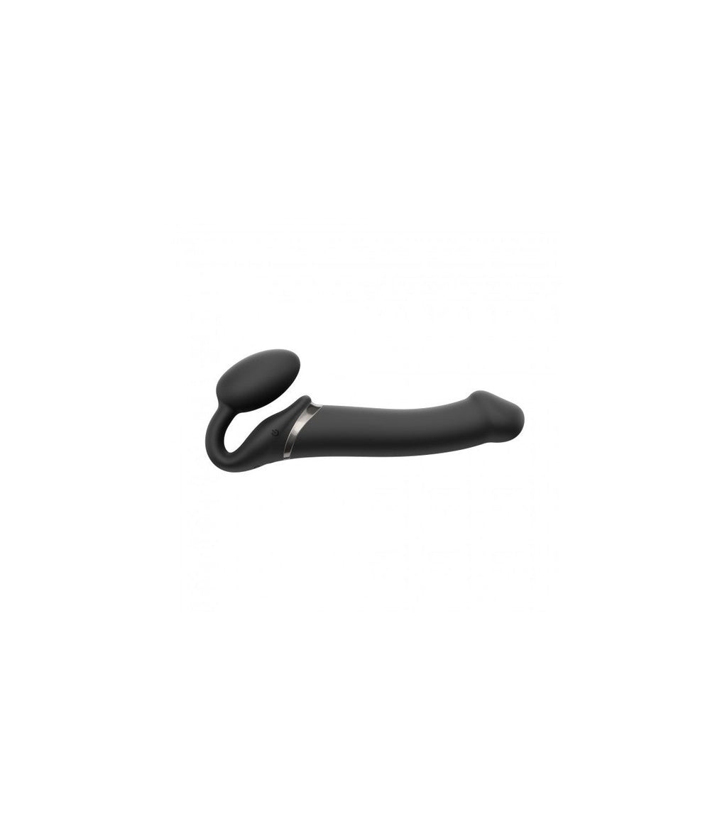 Cablaggio USB a doppia vibrazione in silicone flessibile con controllo nero M