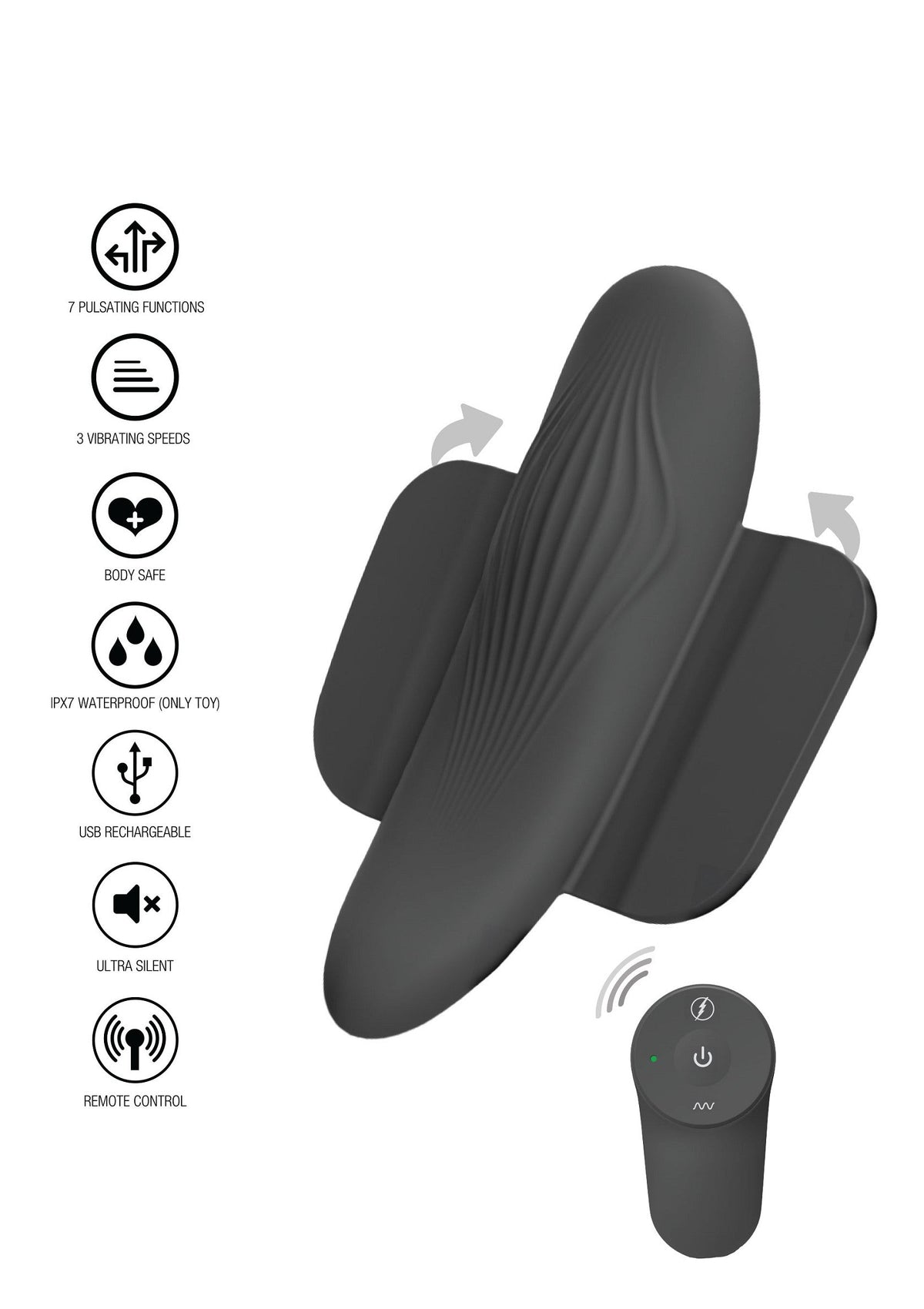 Vibratore Kalli Panty nero