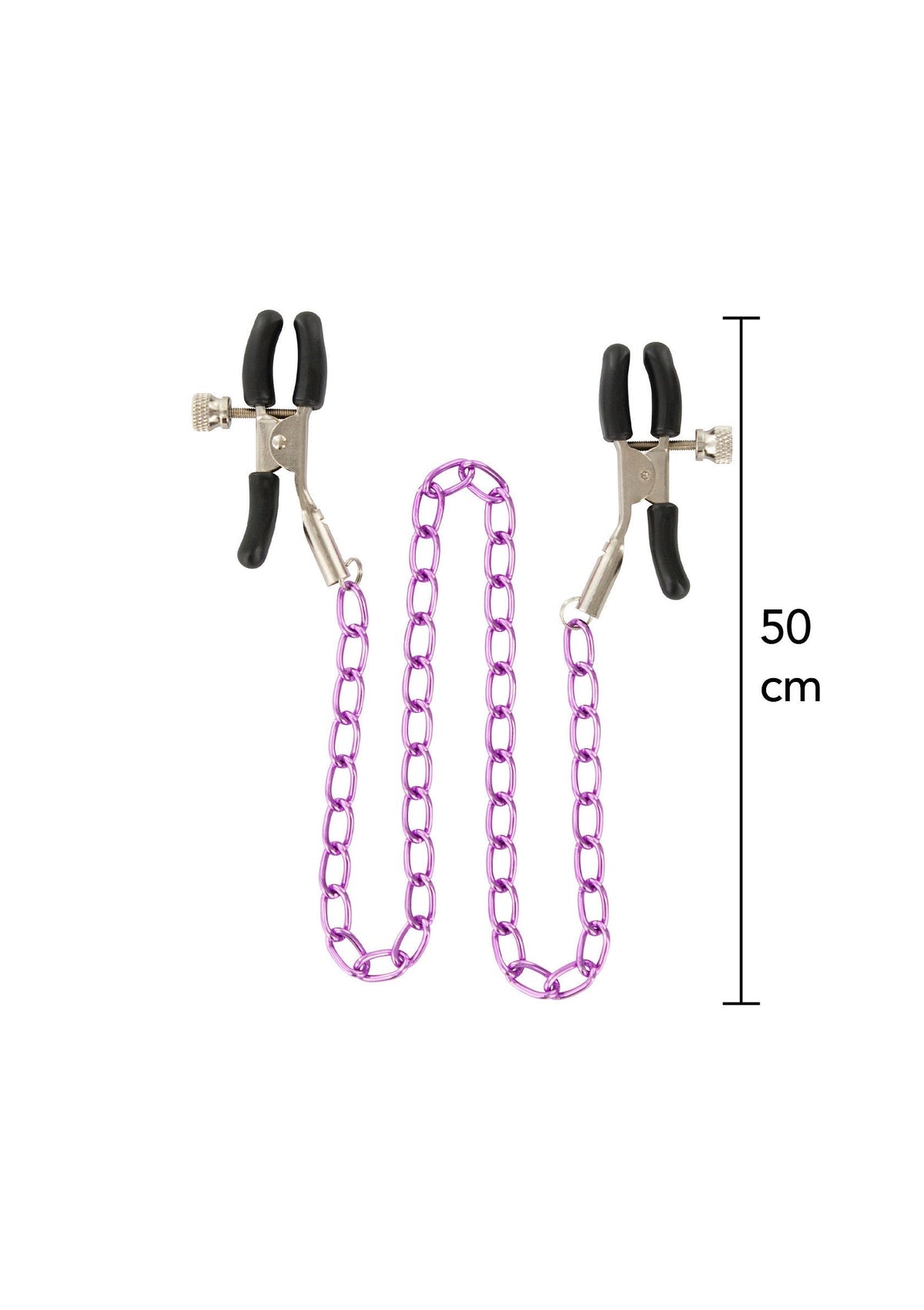 Catena stimolante per capezzoli viola