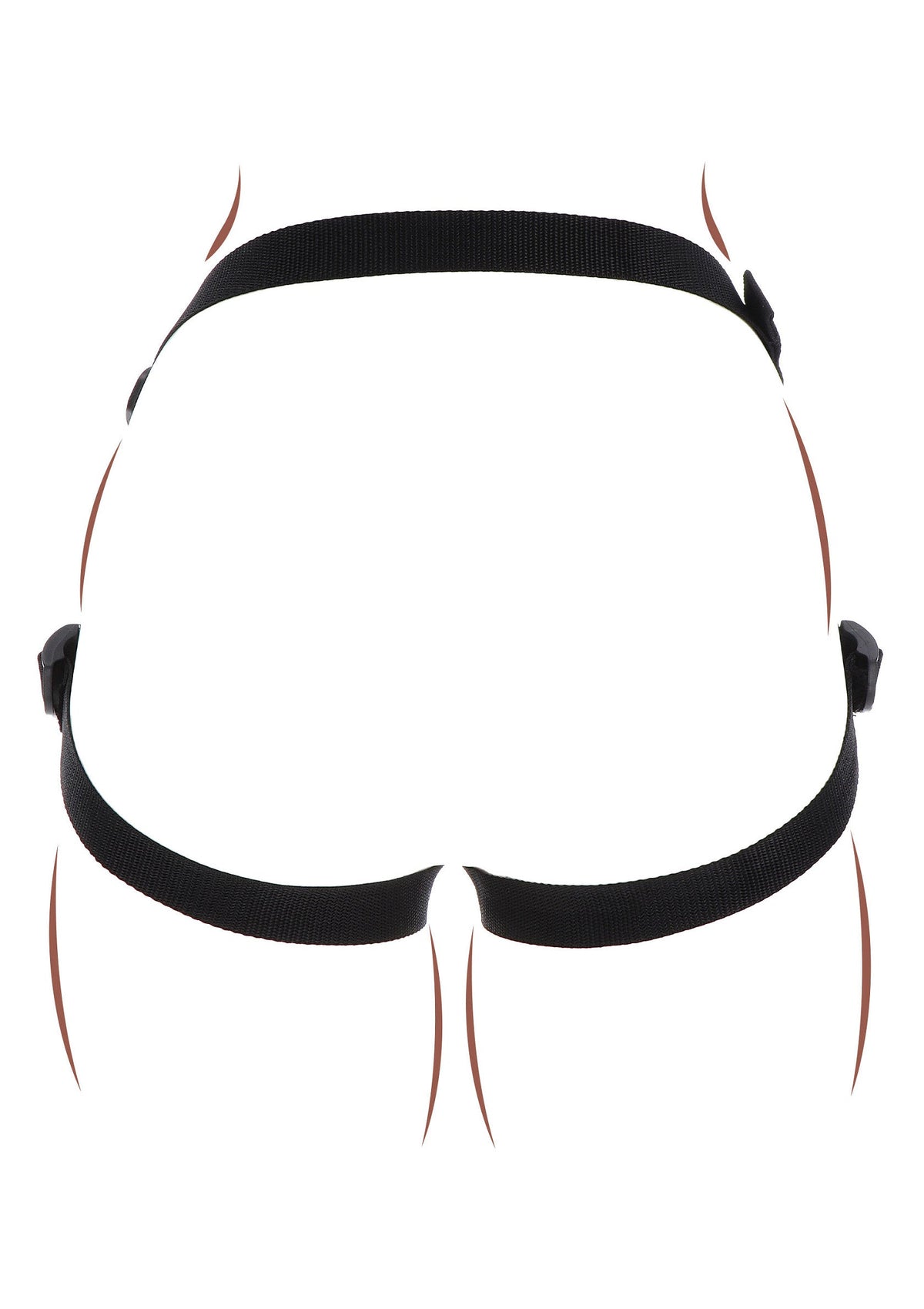 Imbracatura Strap-On nera