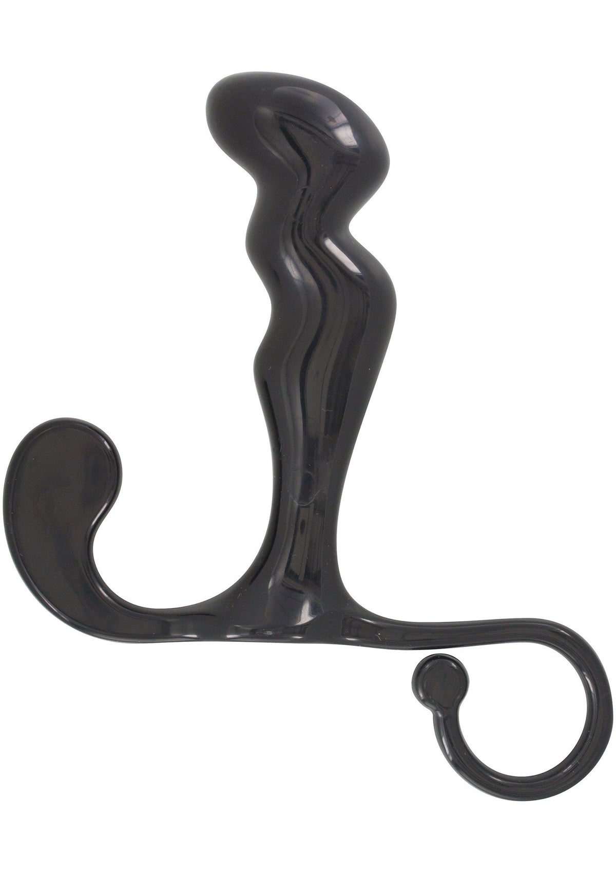 Massaggiatore per la prostata con spina di alimentazione nero
