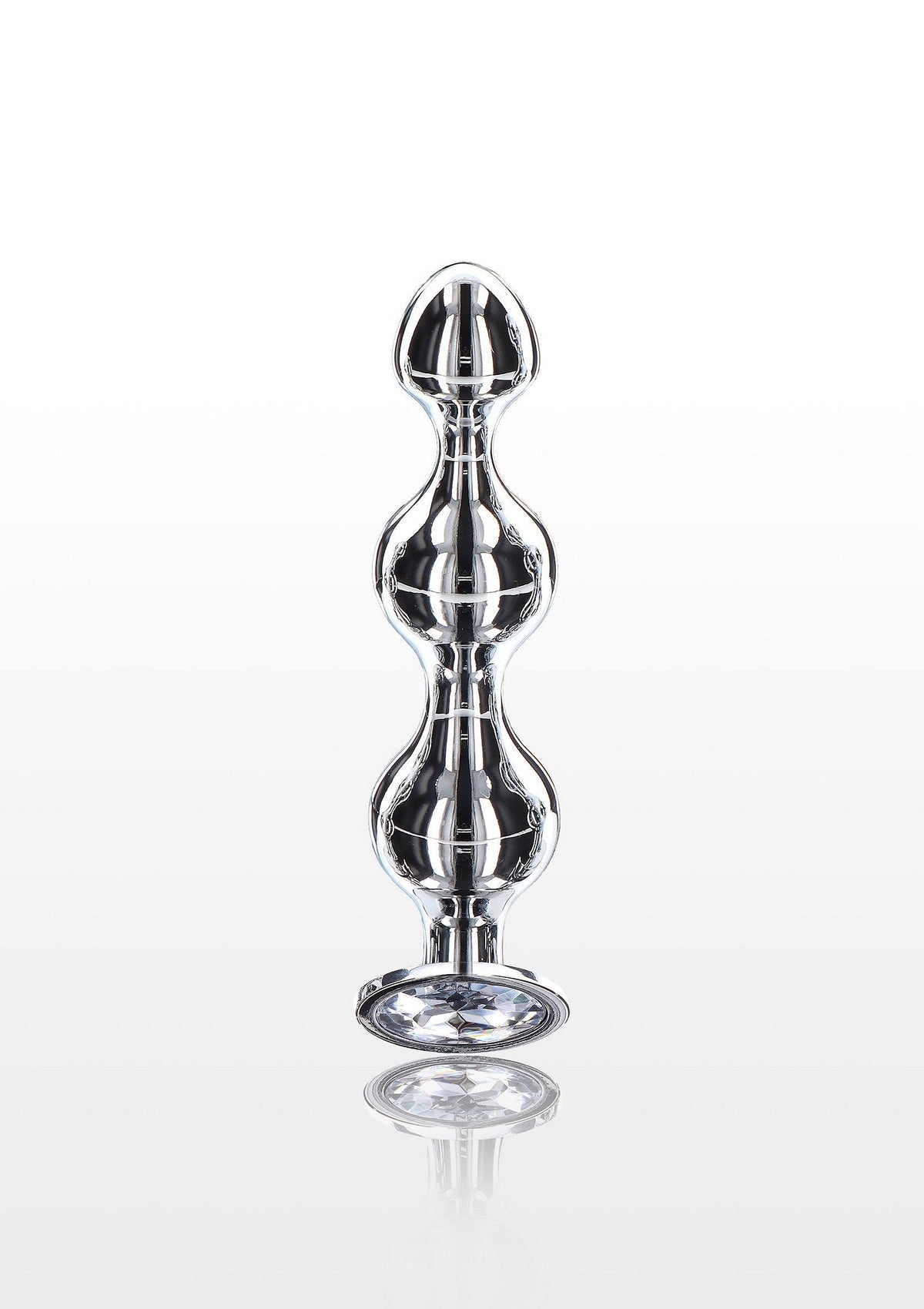 Perline a forma di stella di diamante, medie, argento