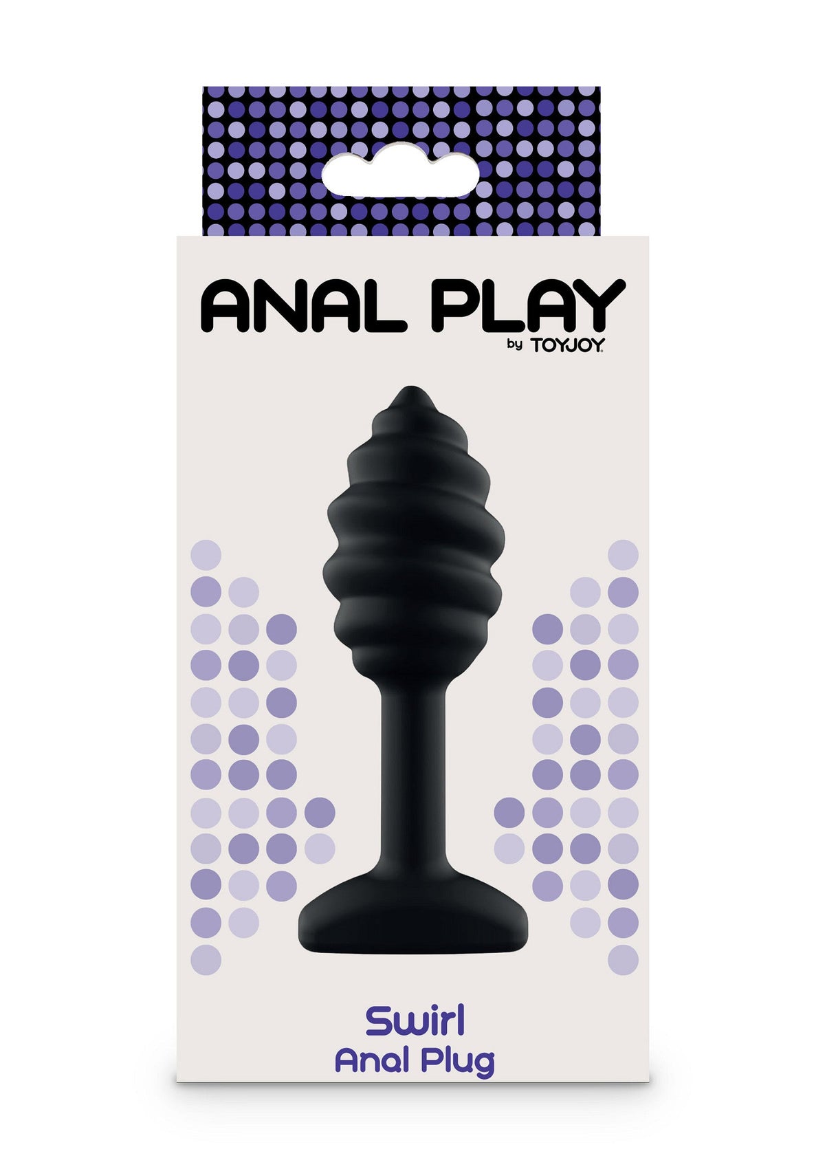 Plug anale Swirl nero