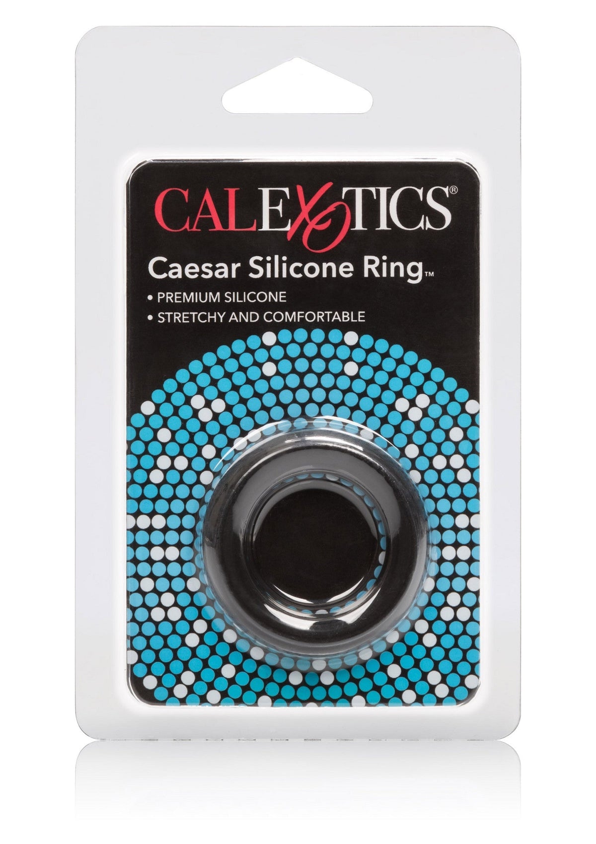 Anello in silicone Caesar nero