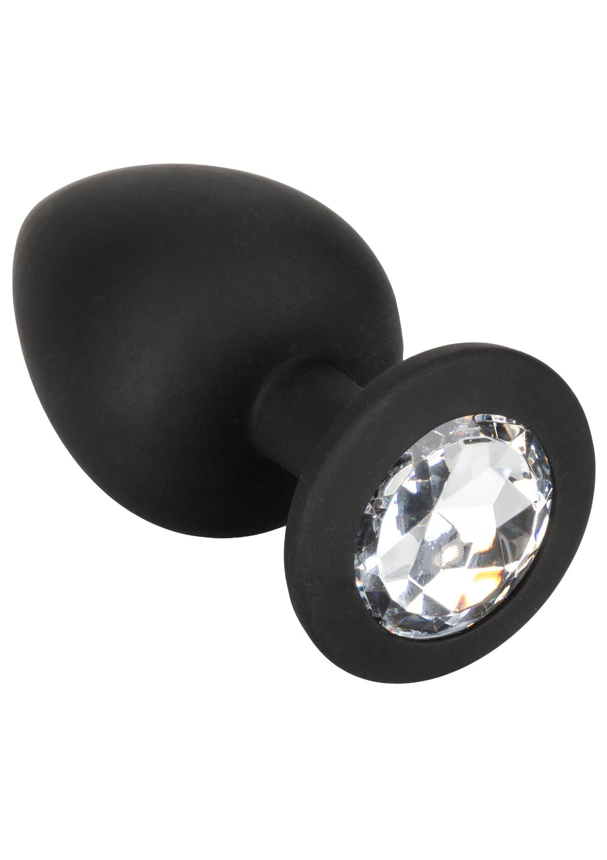 Kit anale in silicone con gemme nere