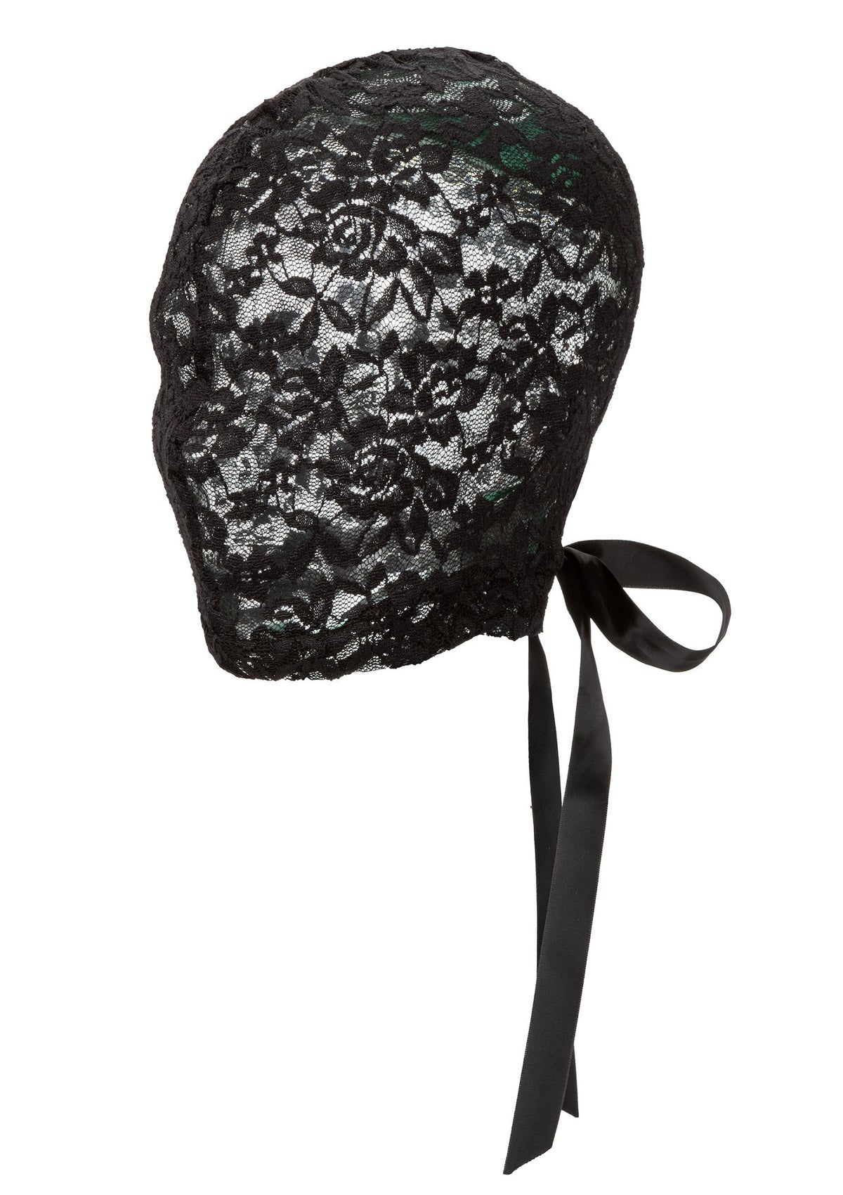 Corsetto Scandal con cappuccio in pizzo nero