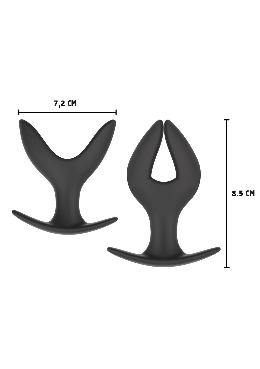 Tappo di ancoraggio grande nero