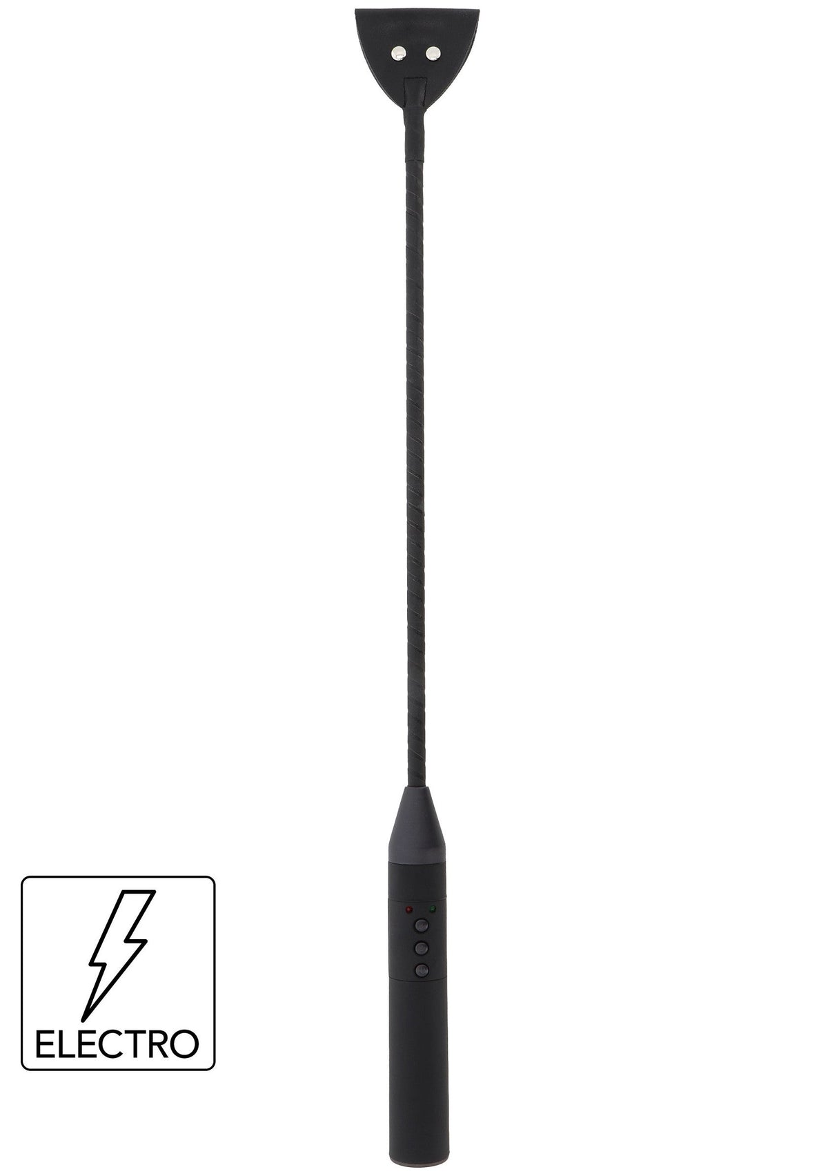 Frustino da equitazione elettroshock nero