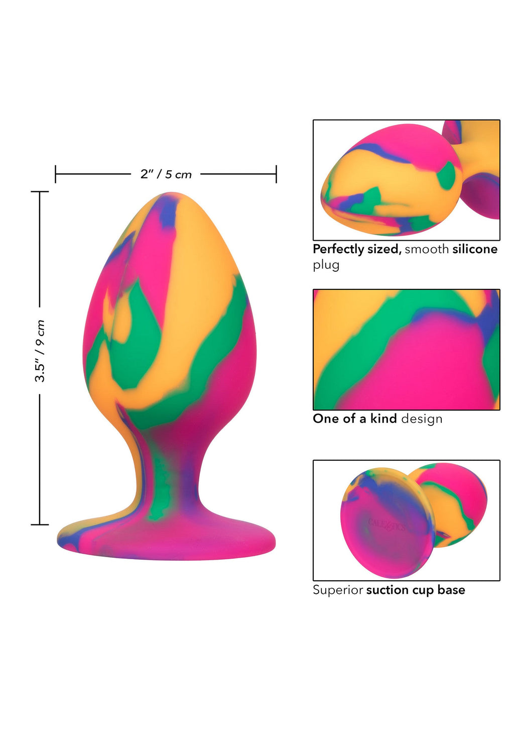 Cheeky Large Tie-Dye Plug multicolore