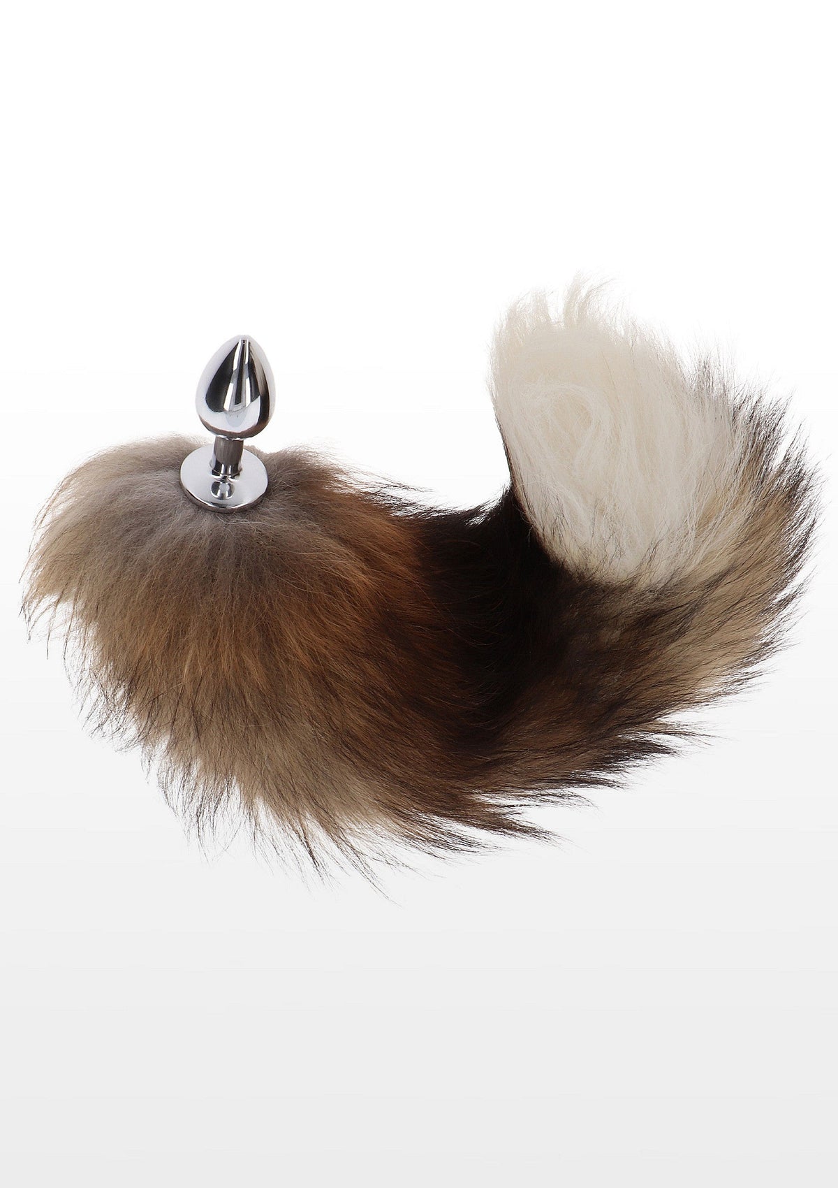 Plug anale Foxtail argento