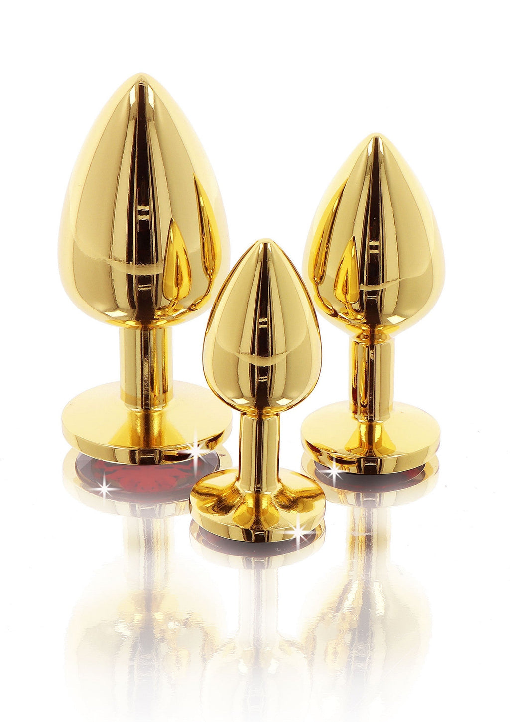 Plug anale con gioiello di diamante S oro