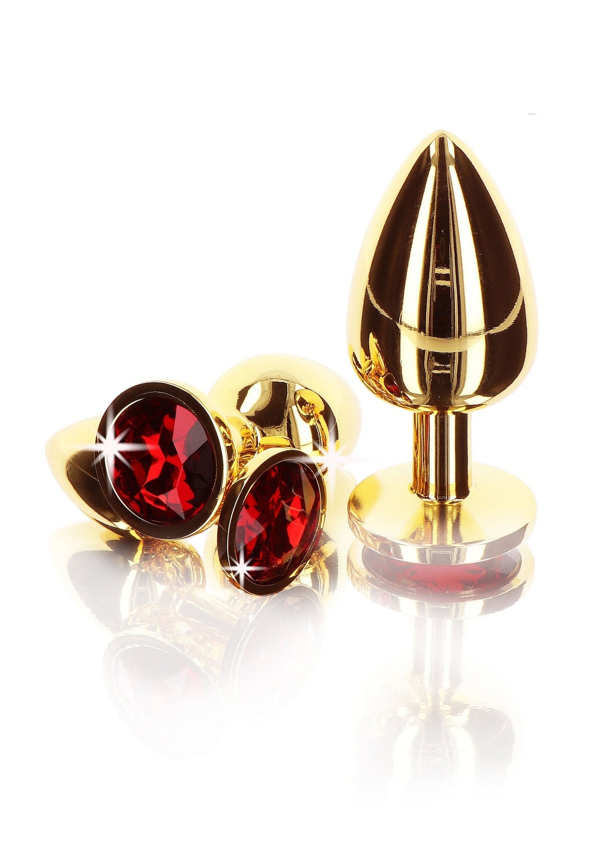 Plug anale con gioiello di diamante S oro