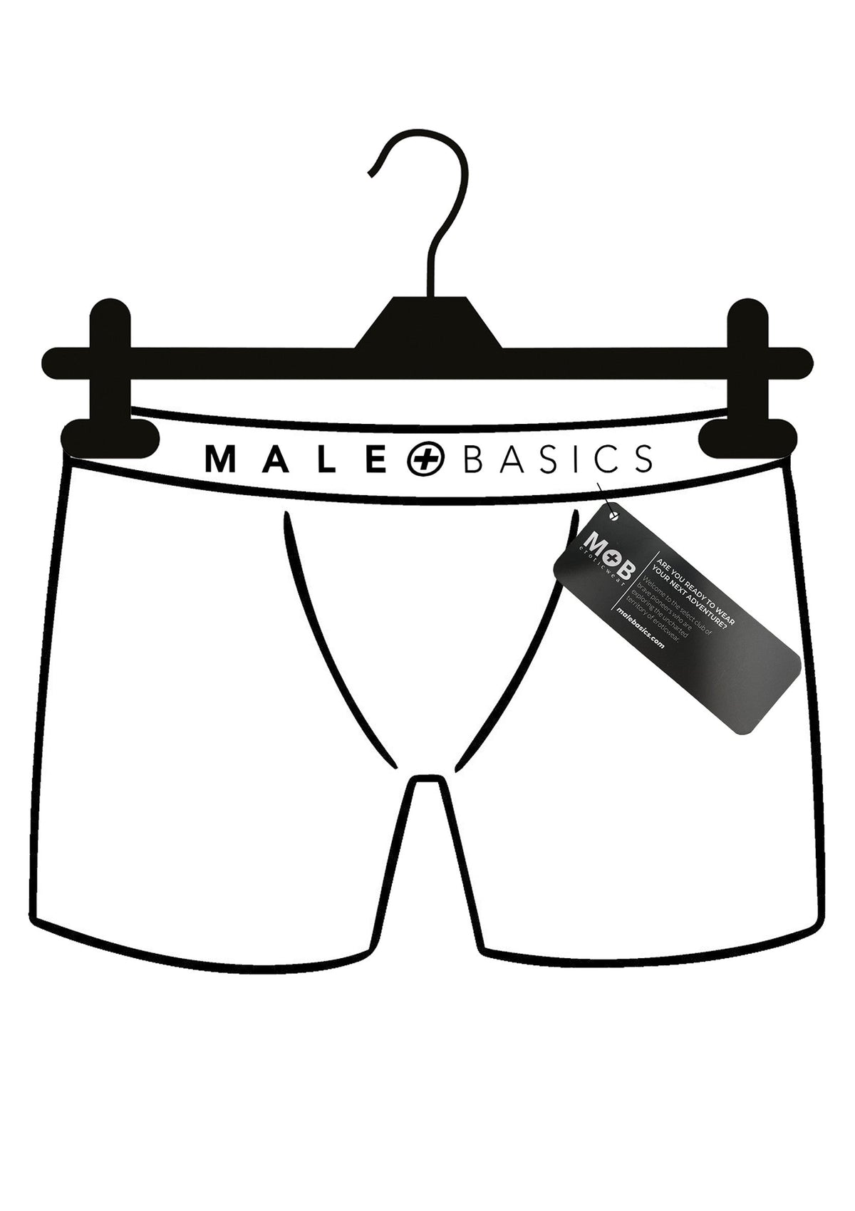 Slip in microfibra MaleBasics grigio