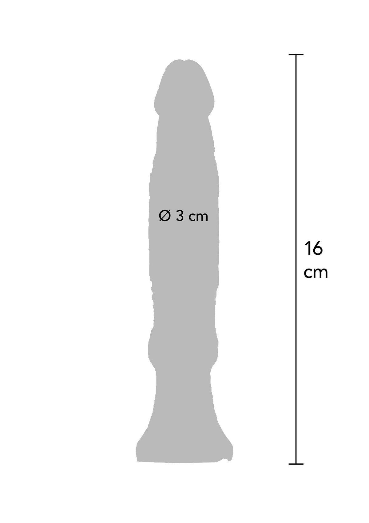Anal Starter 16 cm trasparente