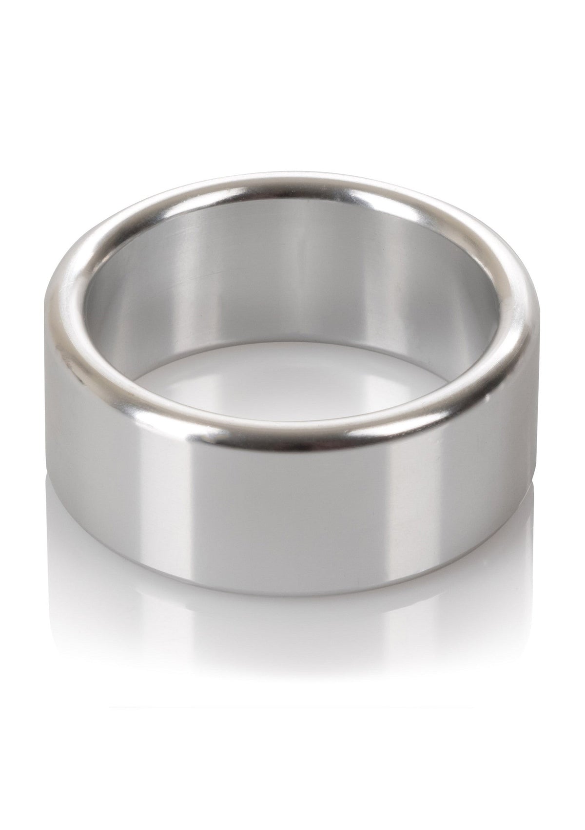 Anello metallico in lega argento medio