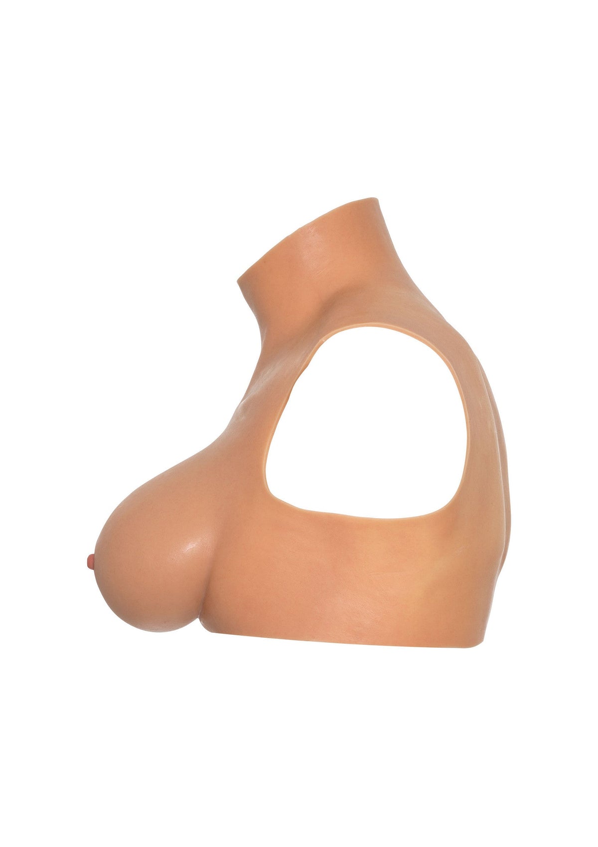 Top corto indossabile per il seno Coppa G pelle