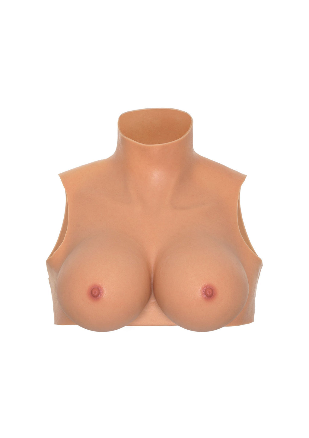 Top corto indossabile per il seno Coppa D pelle
