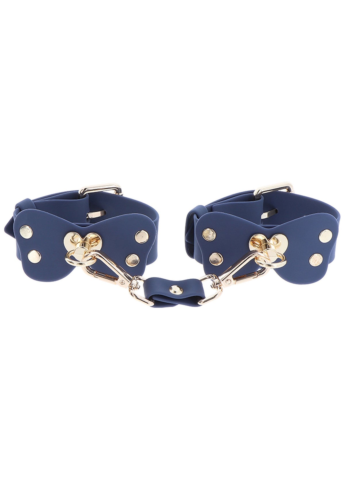 Set di polsini per caviglia in silicone blu