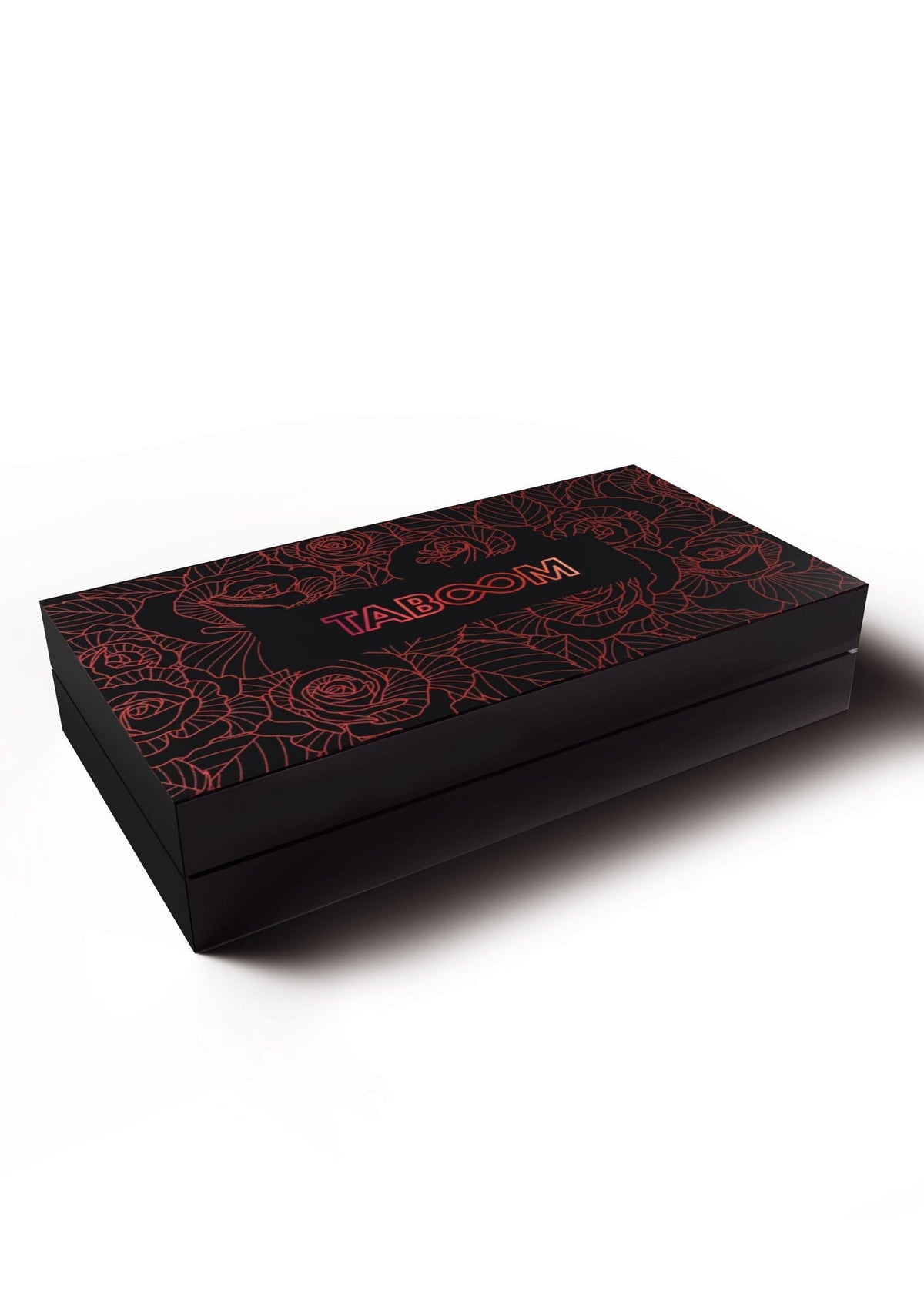 Collare e guinzaglio Wild Roses neri