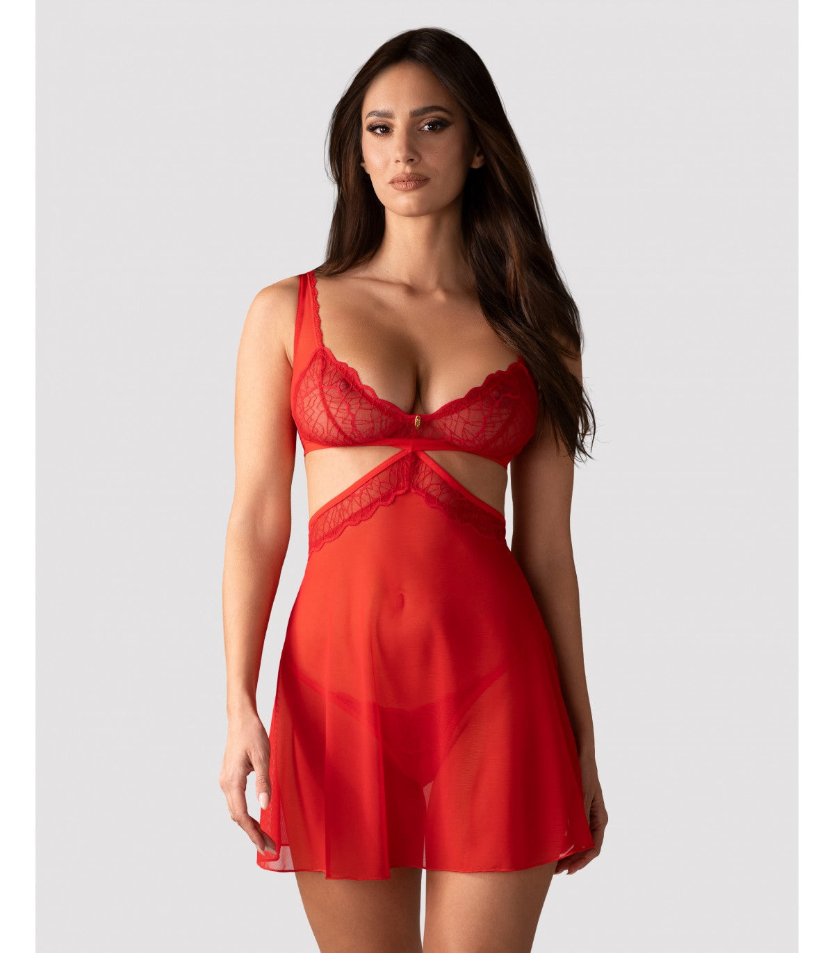BABYDOLL E PERIZOMA CUPIDE DESIR 2XL/3XL