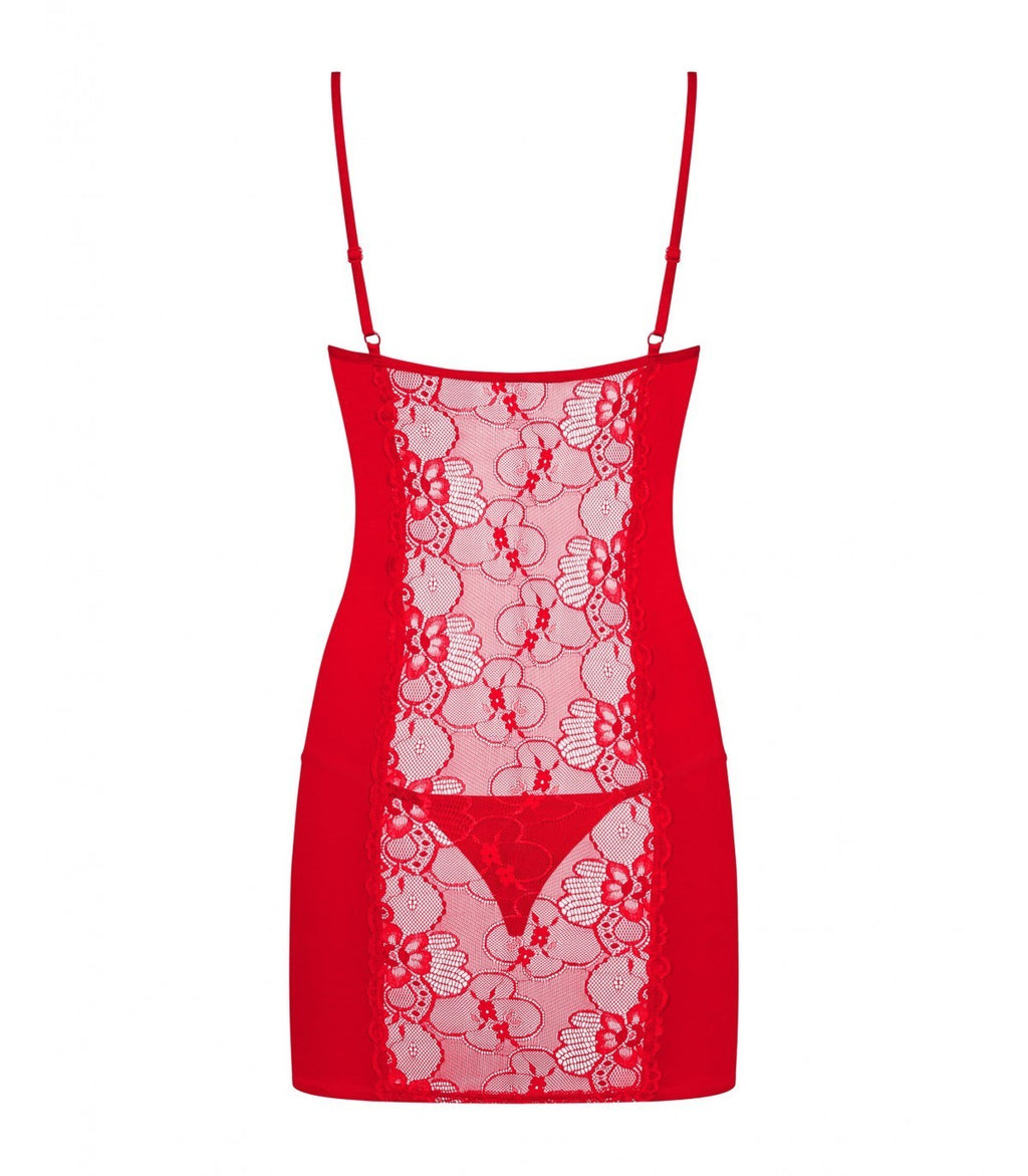 CAMICIA E PERIZOMA HEARTINA ROSSA 2XL/3XL