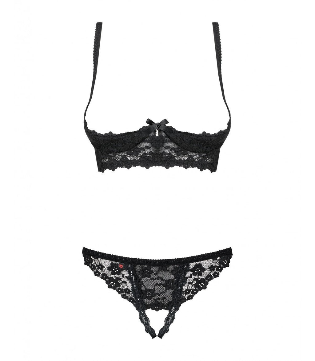 LETICA COMPLETO 2 PEZZI SENZA COPPA NERO S/M