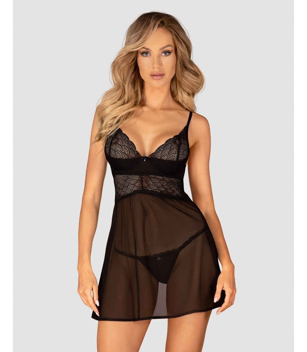 CHEMERIS BABYDOLL E PERIZOMA XL/2XL