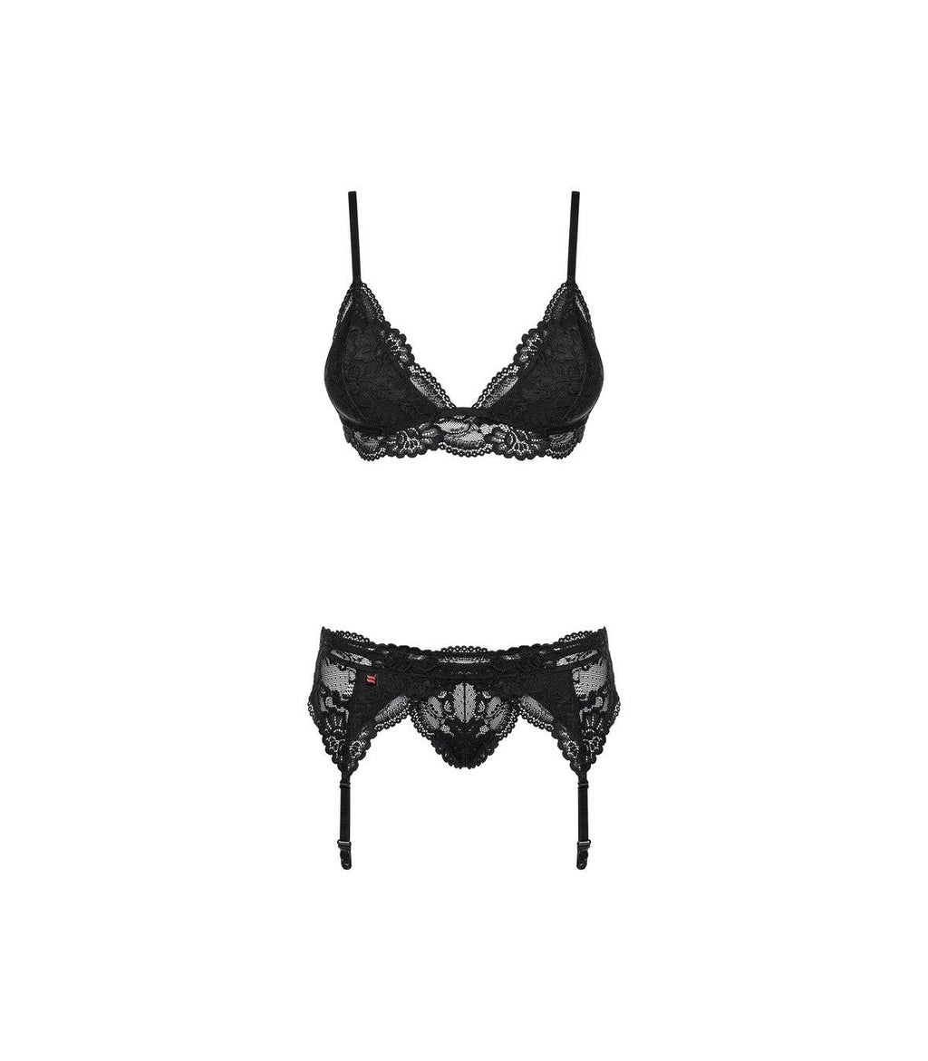 810-SEG-1 SET 3 PEZZI NERO S/M