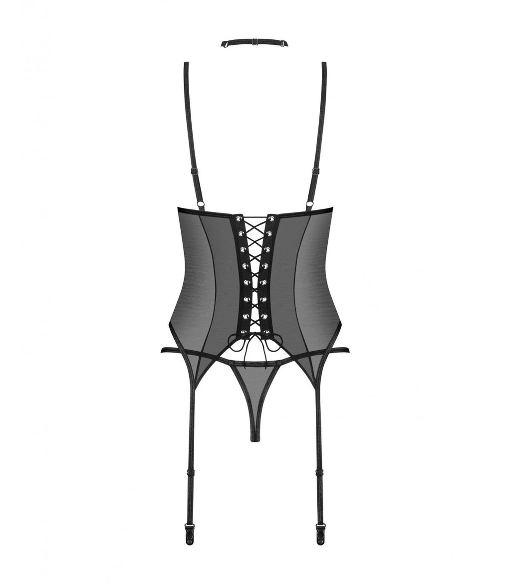 DONARELLA CORSET & THONG XS/S