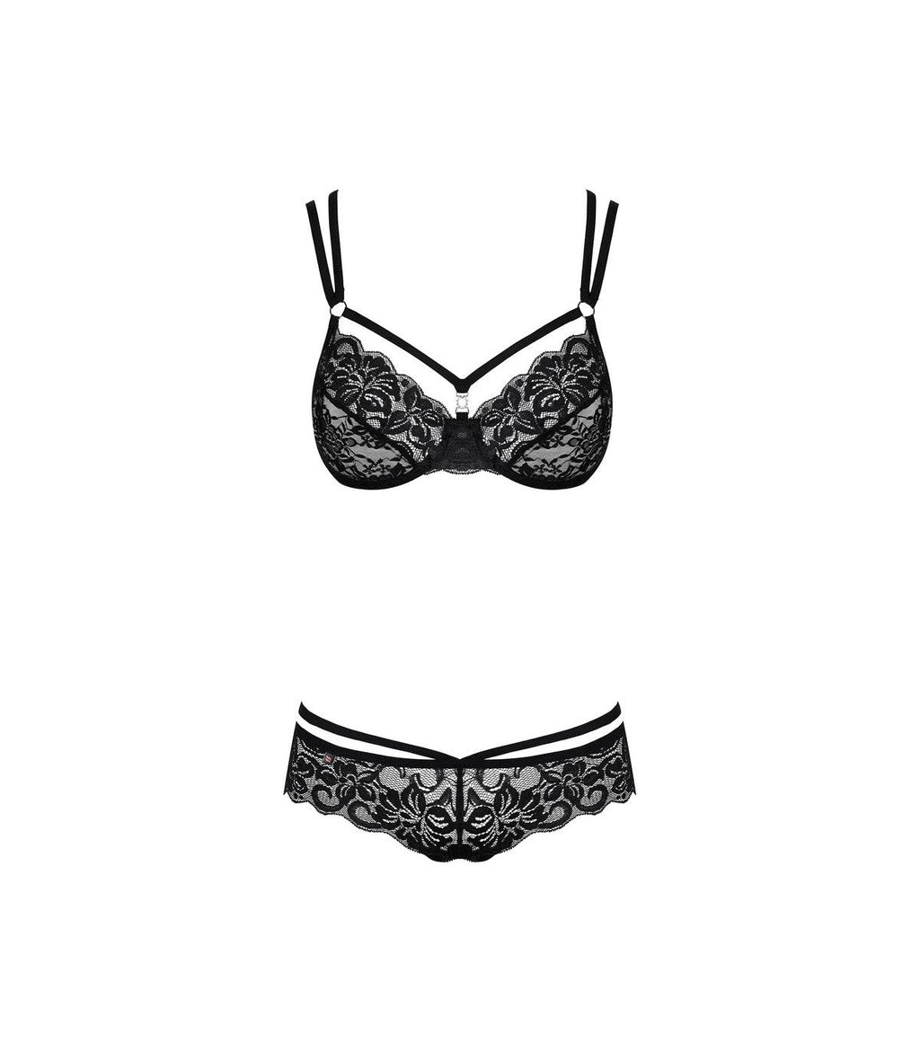 860-SET-1 SET 2 PEZZI NERO S/M