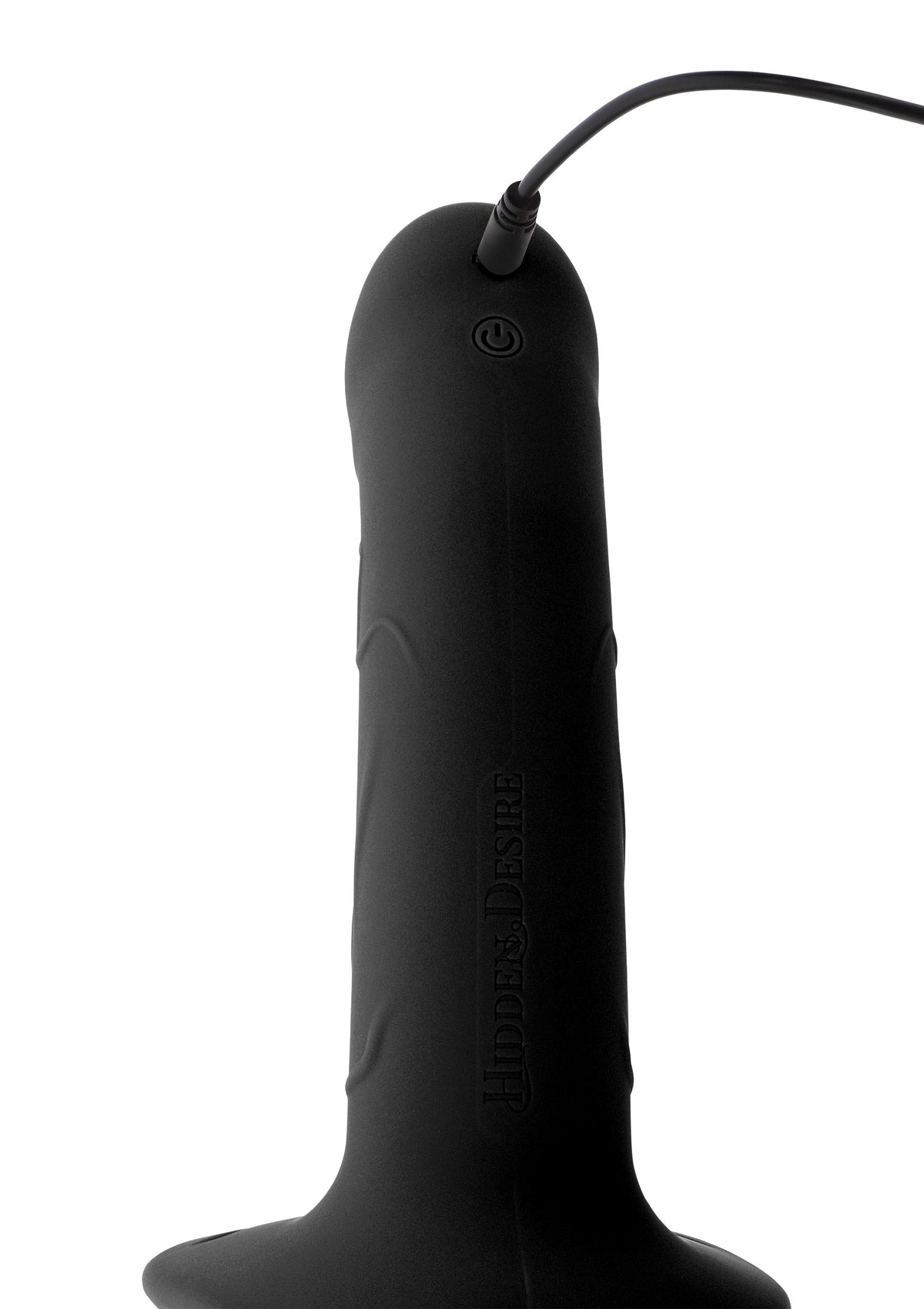 Strapon vibrante a forma di pene cavo in silicone, 20 cm, nero