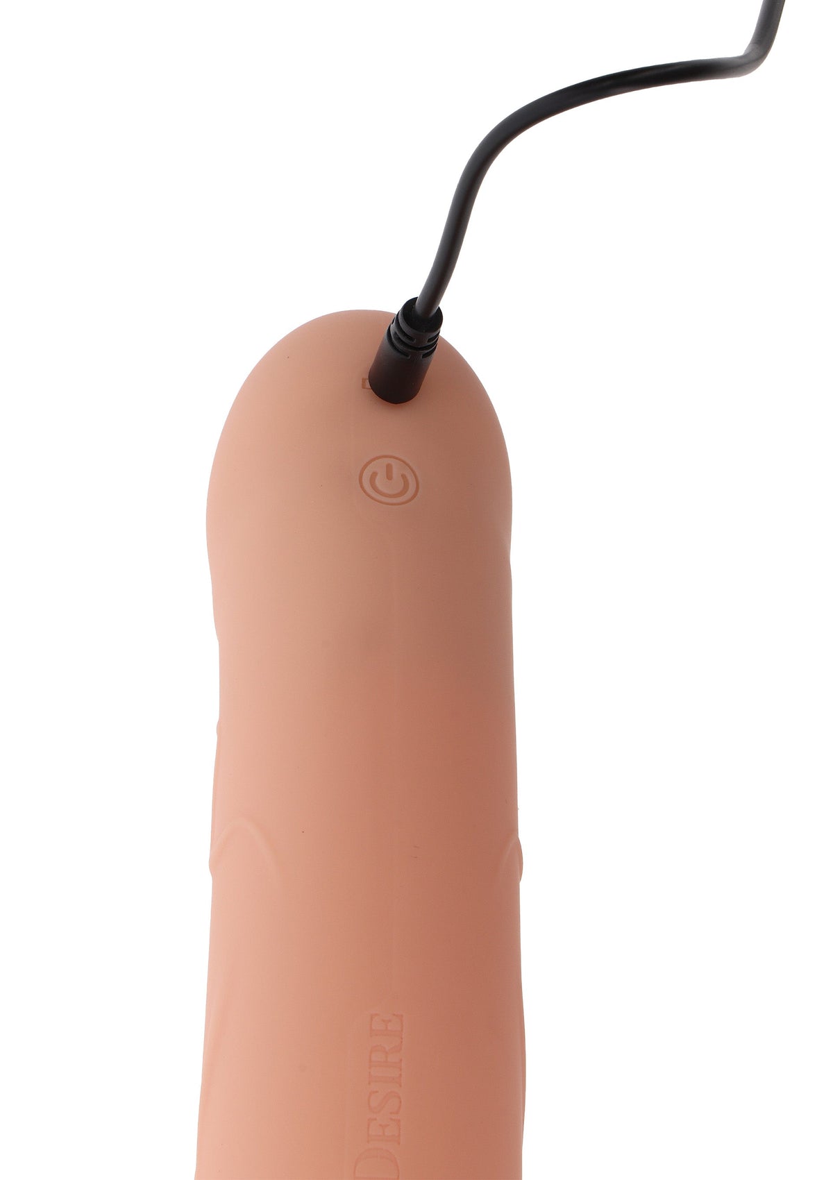 Strapon a forma di pene cavo vibrante in silicone da 16 cm