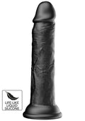 Dildo realistico in silicone liquido 19 cm nero