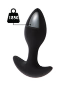 Plug anale appesantito 185g nero